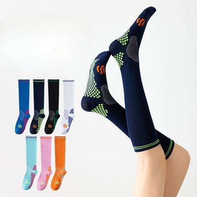 Female Summer Sports Fitness Running Jump Rope Compression Elastic Lean Leg Long Cylinder Pressure Calf Socks