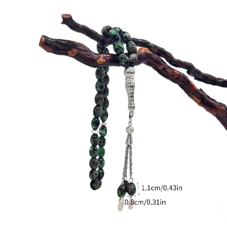 Handmade Glass Bead Rosary Bracelets Cross Pendants Bracelets Catholicism Prayer