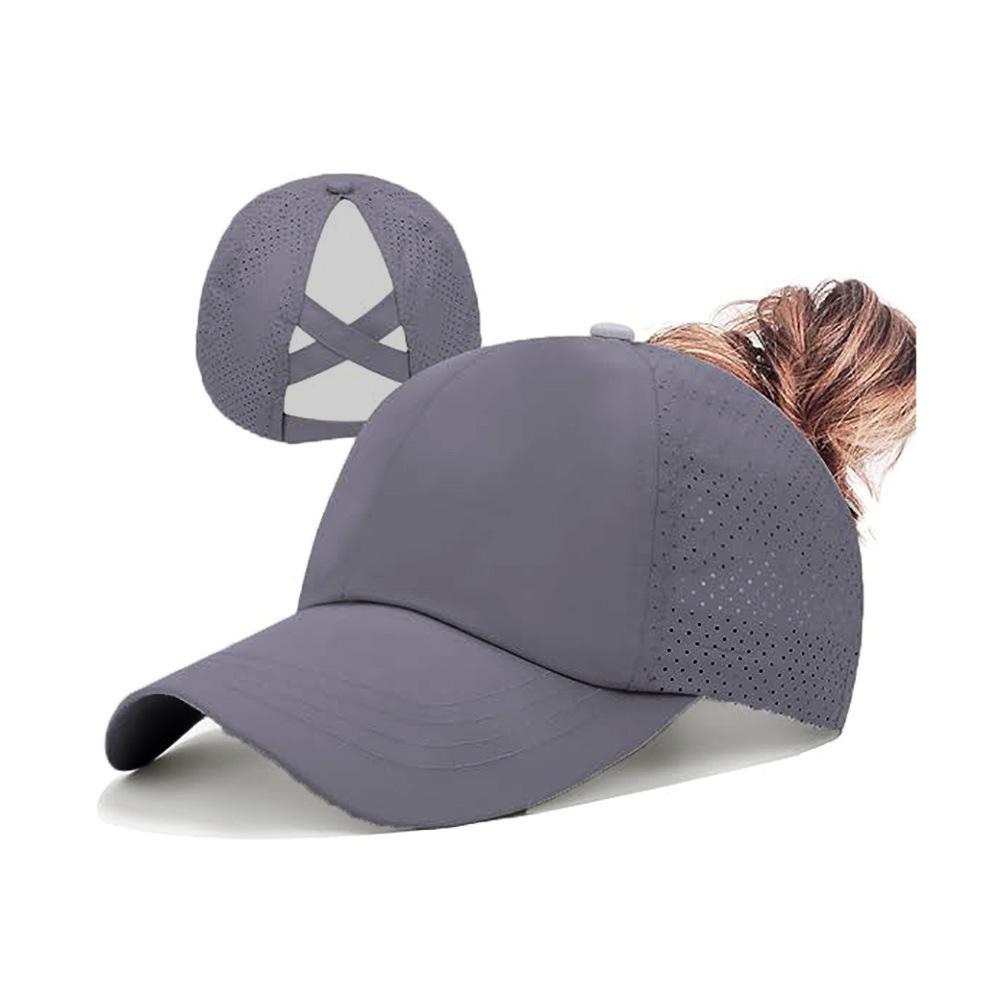 Women's Mesh Quick-Dry Ponytail Baseball Cap - Spring/Summer Outdoor Sun Protection Hat