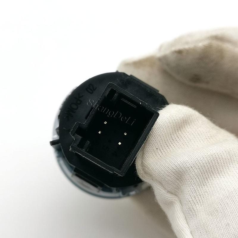 1 Stück Silber Auto Motor Start Stop Schalter Knopf Passend für Peugeot 4008 5008 508 Zubehör