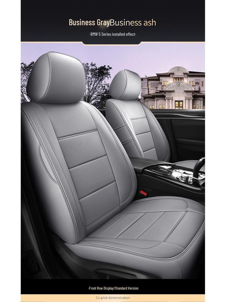 Custom-Made, All-Season, Thicker Car Seat Covers for New and Old Models, Full-Coverage
