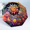 Sun And Moon Harmony 8-Frame for Travel, Camping, Casual Lightweight Portable Umbrella, Essential for Every Family Holidays Birthday Gift