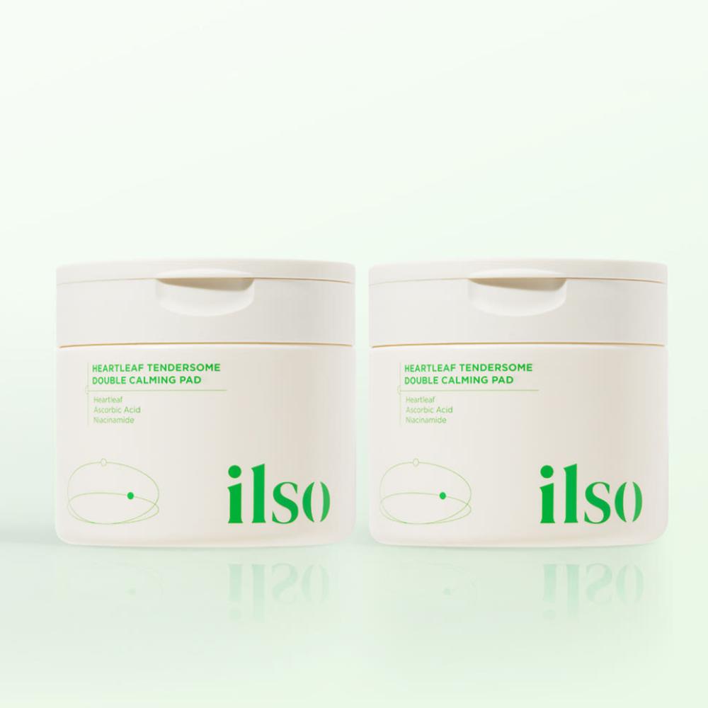 Ilso Houttuynia Cordata Tenderosome Double Calming Pad 60 Sheets, 2 Packs