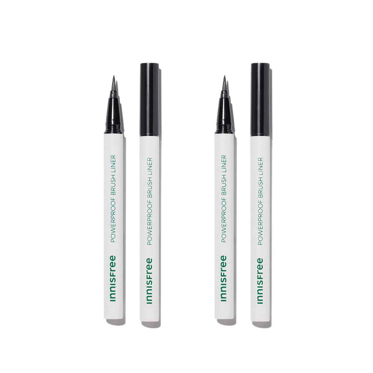 [2 Pieces] Powerproof Brush Liner 0.6g (2 Colors) No. 2 Brown