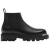 Zara Slipper mit runder Spitze Kurze Chelsea-Boots Herrenstiefel Schwarz 12044420