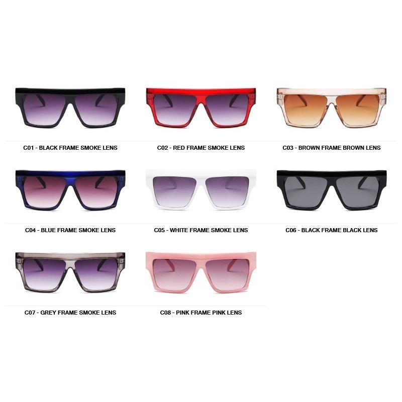 New Classic Oversize Square Sunglasses Men Women Luxury Fashion Unisex Designer Eyewear