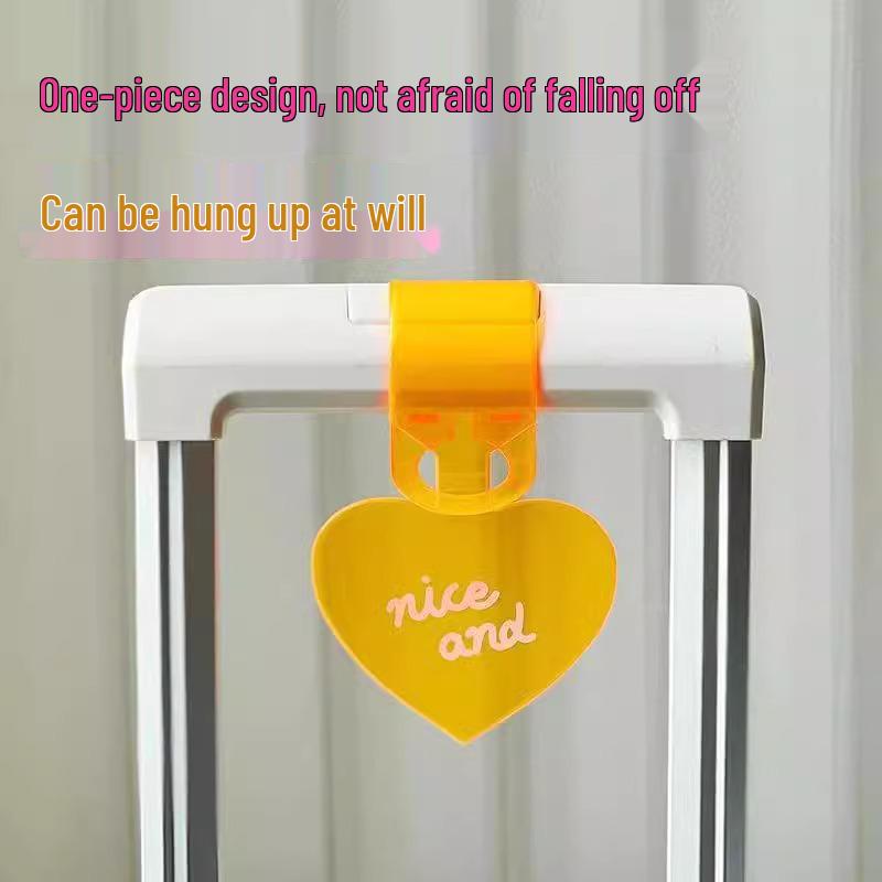 Fluorescent Anti-Lost Luggage Tag for Travel and Business Trips