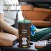 Beverage Bear Starry Sky Insulated Straw Water Bottle