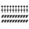 Anti Rust Automotive Mudguard Fastener Bracket Kit Screw U Shape Washer Tool Less Installation Universal Vehicle Fit