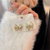 2023 Trendy Bow Oil Drop S925 Silver Fairy Earrings