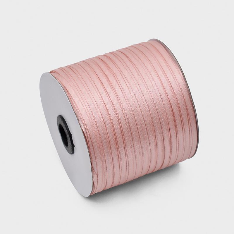 0.3cm Encrypted Polyester Satin Ribbon for Clothing and DIY Accessories