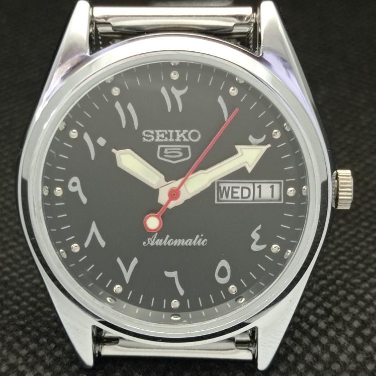 REFURBISHED VINTAGE SEIKO 5 AUTOMATIC 6309A JAPAN MENS ARABIC WATCH A318703-9 Seiko-a318703-1