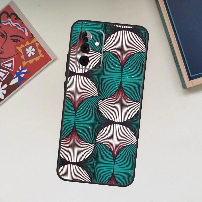African Wax Fabric Case For Samsung Galaxy A34 A54 A14 A56 A52 A53 A16 A26 A36 A55 A35 A15 A32 A12 A33 A13 A17