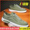 Canvas shoes men's 2025 summer men's shoes trend men's board shoes versatile casual shoes breathable deodorant ice silk cloth shoes