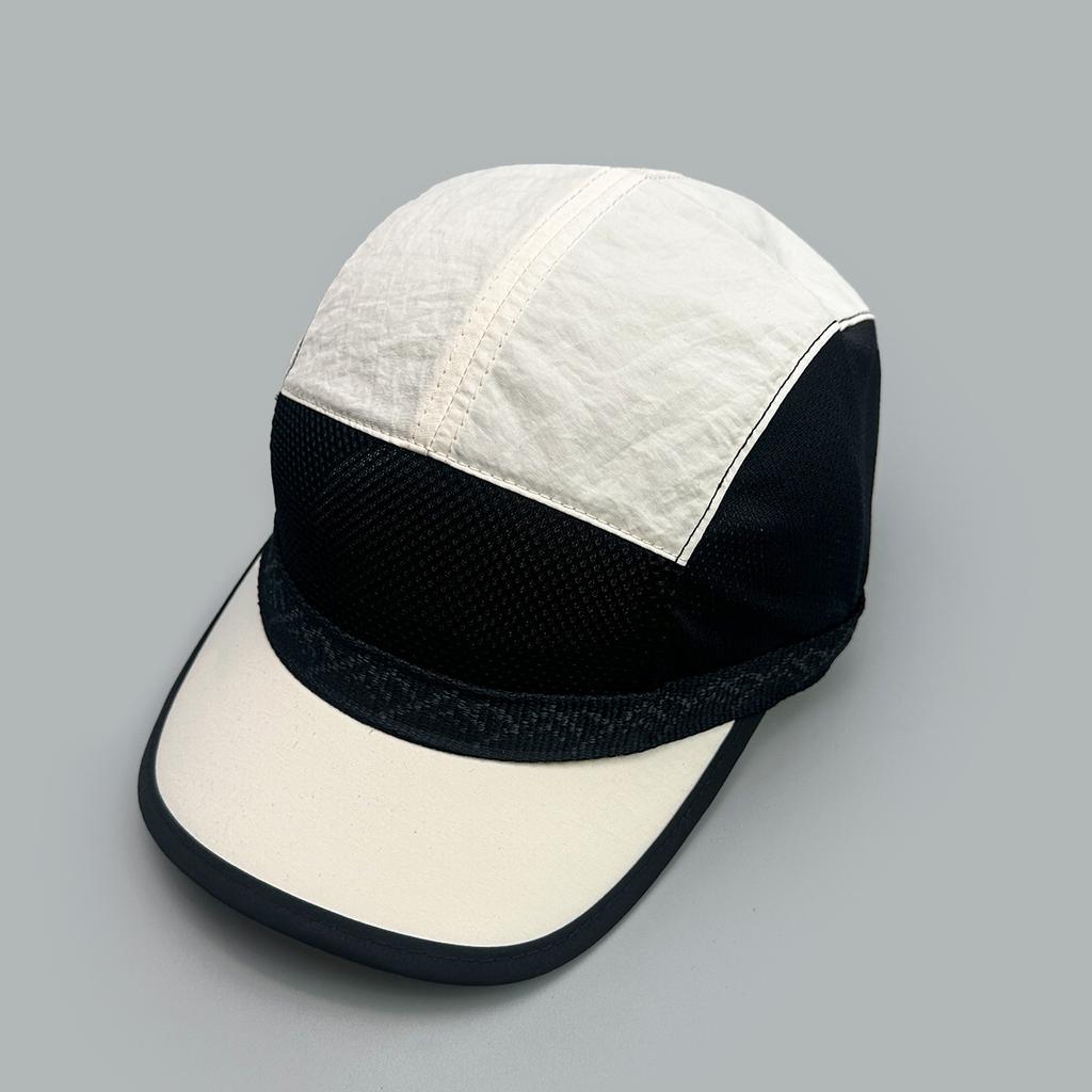 Color Matching Simple Solid Color Quick-Drying Baseball Cap Men'S And Women'S Mesh Sunshade Breathable Short Brim Cap