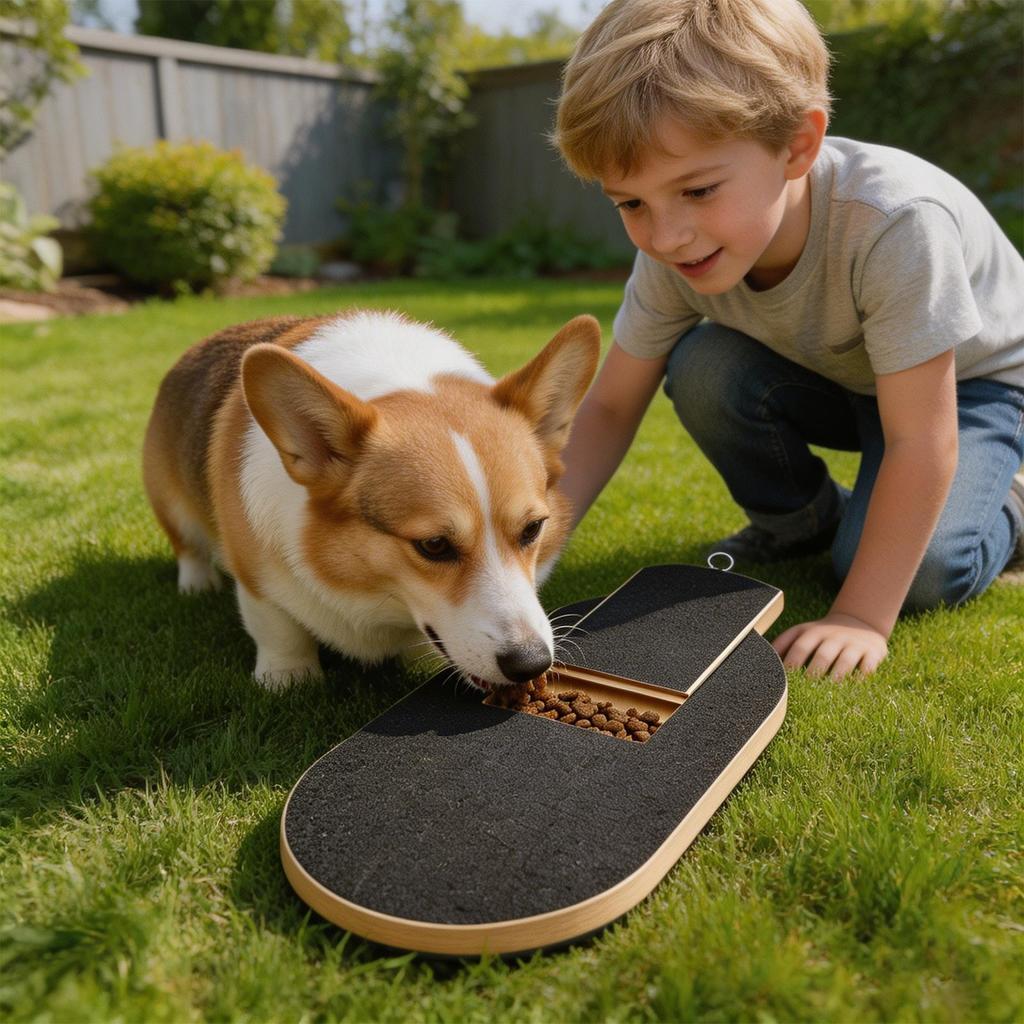 Scratch Board For Dogs Low Noise Non Slip Wood Pet Scratcher Toy Scratching Pad For Dog For Small Medium Large Puppy Home