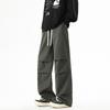Men's Straight Loose Spring and Autumn Summer New American Casual Trousers Men's High Street Wide-leg Work Pants