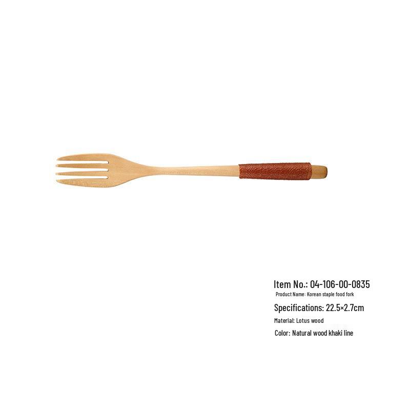 YFJY Drewniany Zestaw Sztućców: Grawerowalny widelec, łyżka, pałeczki z materiałowym woreczkiem - Idealne na wesela i do codziennego użytku