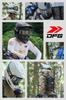 DFG Blitz Goggles Silver Mirror Lens Outrigger Frame D8966 [Dirt Freak] Black/Silver VLT20% Anti-Fog