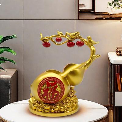 Chinesische Kreative Kürbis Weinständer Ornamente Weinschrank Sideboard Weinflaschenhalter Dekoration Zuhause Wohnzimmer Esszimmer Arbeitszimmer Dekoration