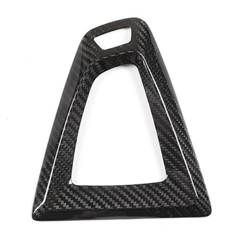 A87Q-Carbon Fiber Car Center Console Shift Knob Panel Cover for BMW M3 F80 M4 F82 F83 RHD