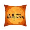 Halloween Throw Pillow Cover Linen Print Halloween Home Decor Cushion Cover Sofa Cushion Back Cushion