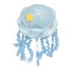 Pickles the Friends of the Jellyfish H14 x W20 x D3cm [Nakajima Corporation] Frog, Sea, Hat, Blue, 206596-25,