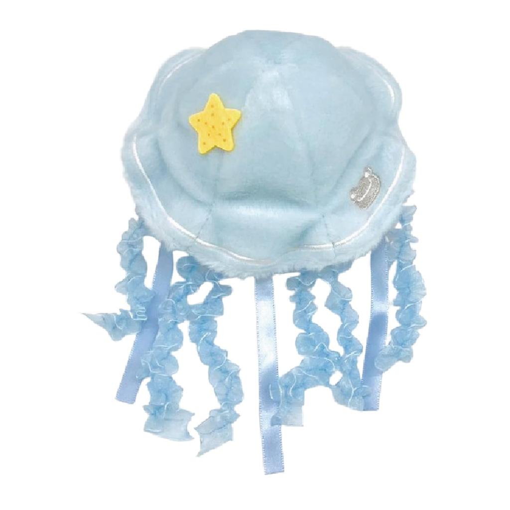 Pickles the Friends of the Jellyfish V14 x Š20 x H3cm [Nakajima Corporation] Žába, Moře, Klobouk, Modrá, 206596-25,