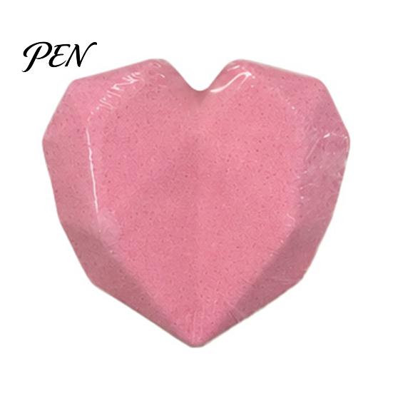 Spa Bath Bombs 80G Love Heart Bombs, Eucalyptus Green Tea Lavender Rose Moisturizing Scent, Essential Oils Fizzies Balls for Dry Skin Body Care