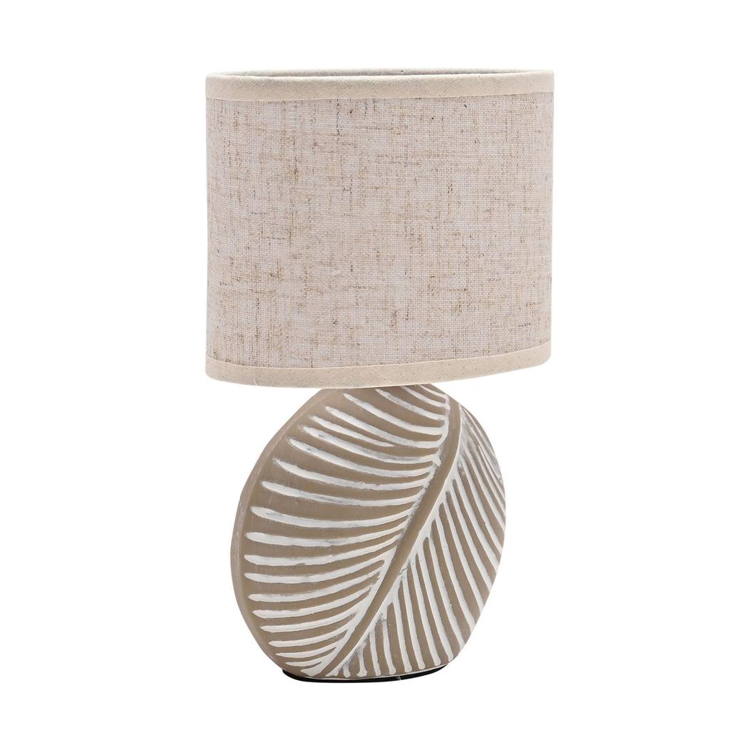 Hestia Natural Circle Leaf Lamp - 24cm