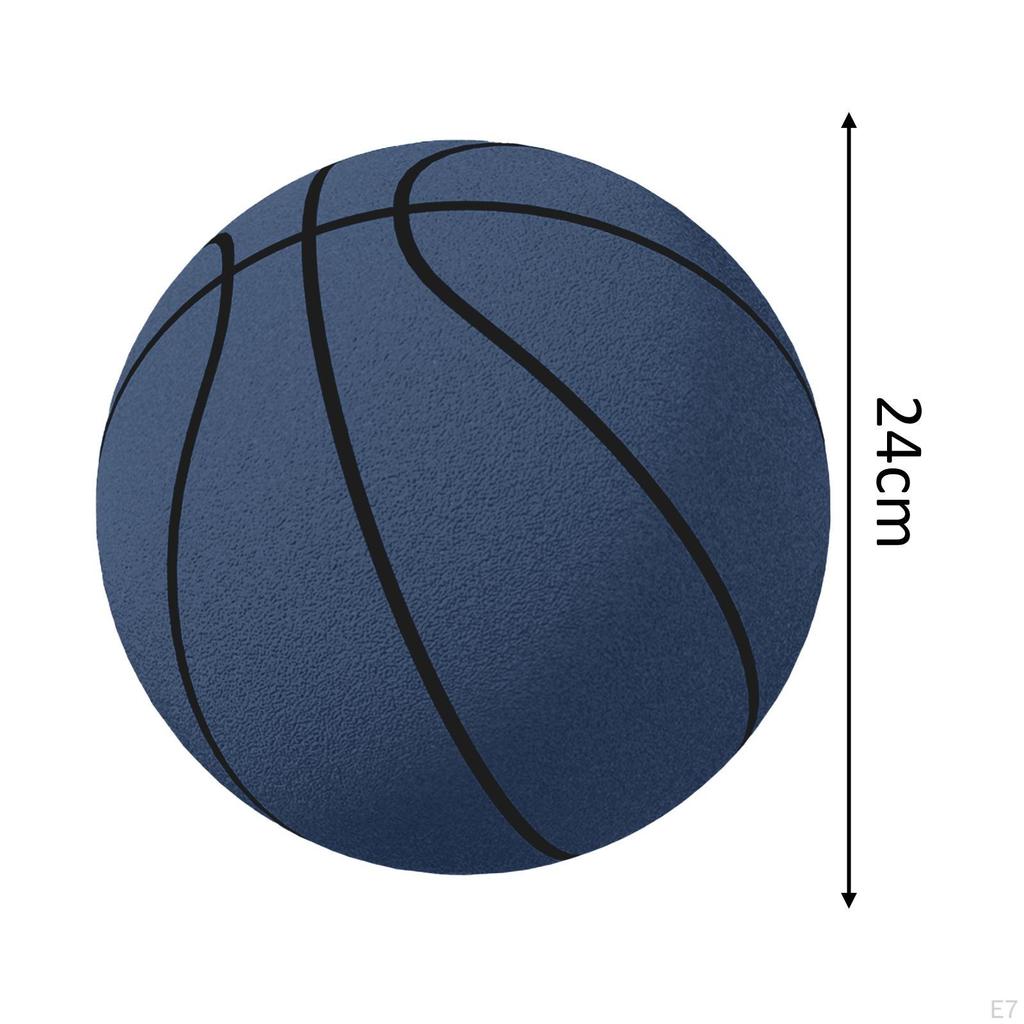 Leises Basketball-Set mit Korb und weichem Ball für Familienspaß