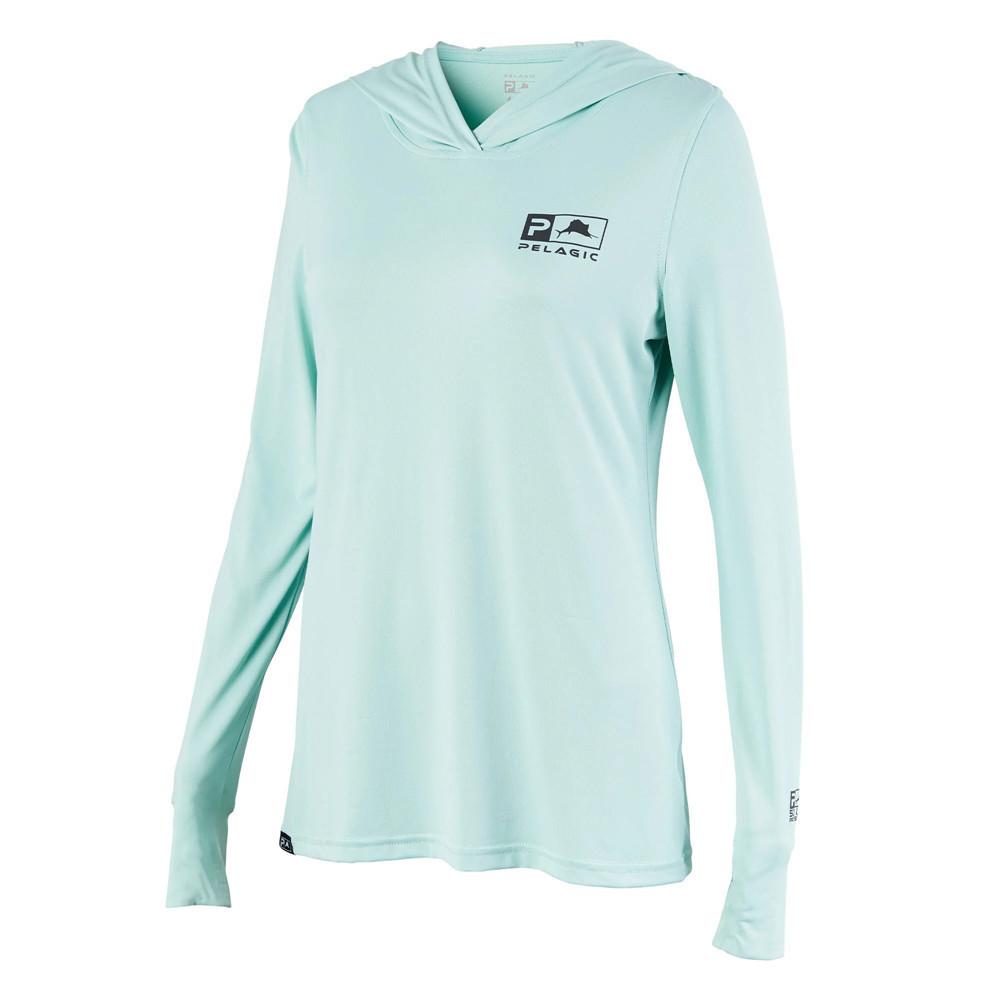 PELAGIC Women's, Hoodie, Outdoor Fishing Suit, Sunscreen Ice Silk, Long Sleeve Luya Fishing Suit