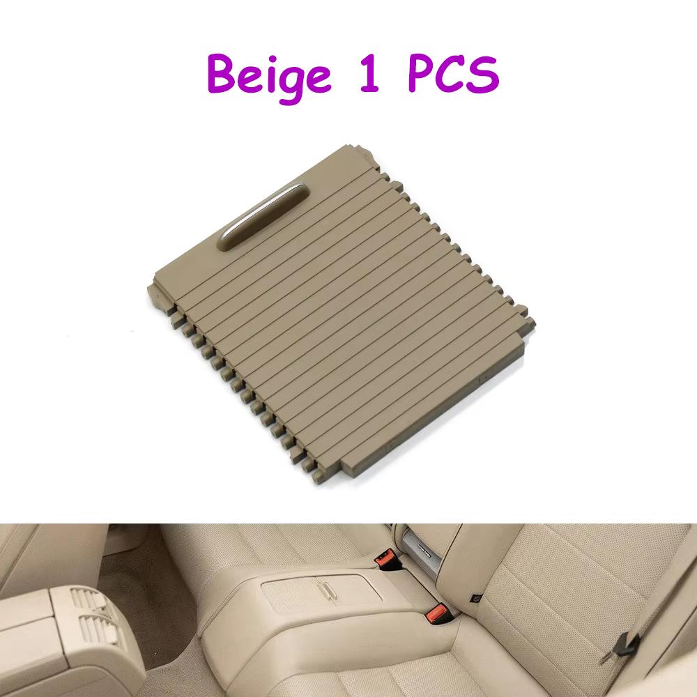 

W207 COUPE Car Rear Seat Cup Holder Cover Tray Blind Shutter Replacement For Mercedes Benz E Class E250 E350 E500 2010-2016 Beige 1PCS