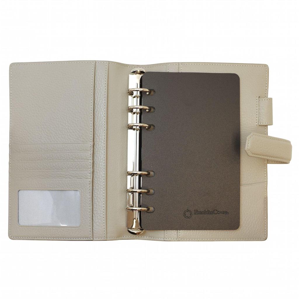Franklin Planner Cervo Embossed Light Compact 65318 Binder, 23mm, Gray, Size,