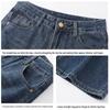 FivePlus Women's Mid-High Waist Classic Straight Leg Jeans