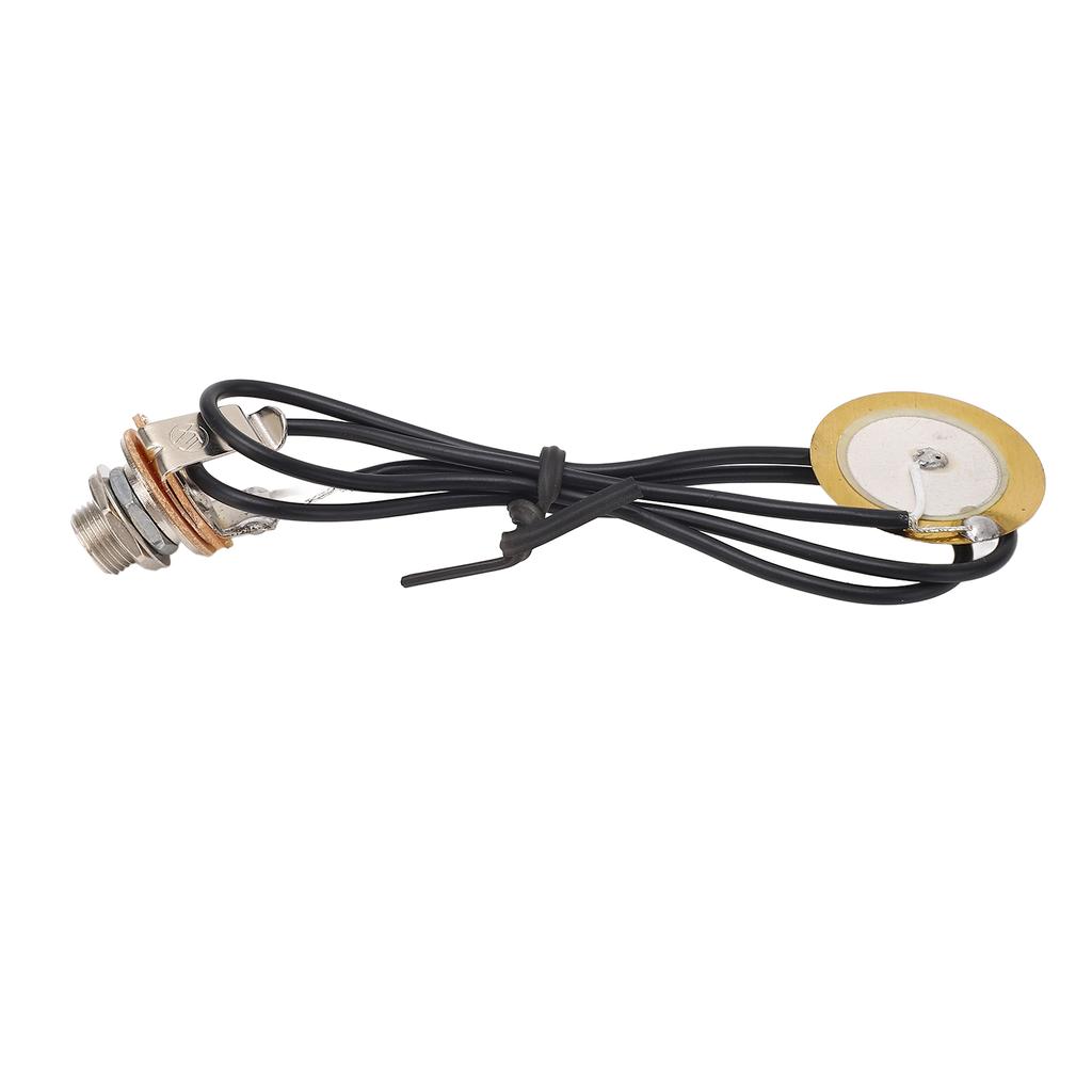 Guitar Pickup Piezo Transducer Acoustic Jack Pre Wired Amplifier Professional Instrument Accessories