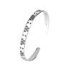 Butterfly Open Bangle Bracelet 925 Silver Vintage Sweet Cool Fashion Bangle