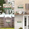 Custom Personalized Aluminum Garden Sign Inspirational Quote Wall Art Decor