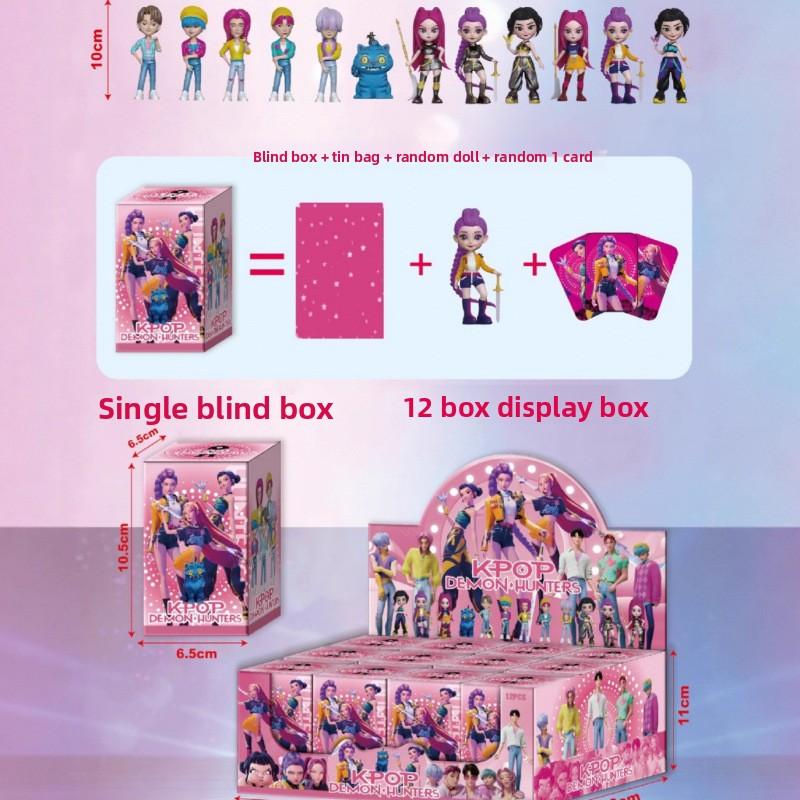 K-Pop New Demon Hunter Girl Group Men's Group Figure Model Blind Box Tide Play Doll Ornament