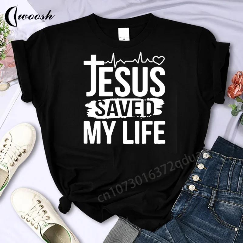 Faith Tshirt Jesus Tees Tops Christian Shirt Women Fashion Tshirt  Oversized T Shirt O-Neck Short Sleeves Clothing
