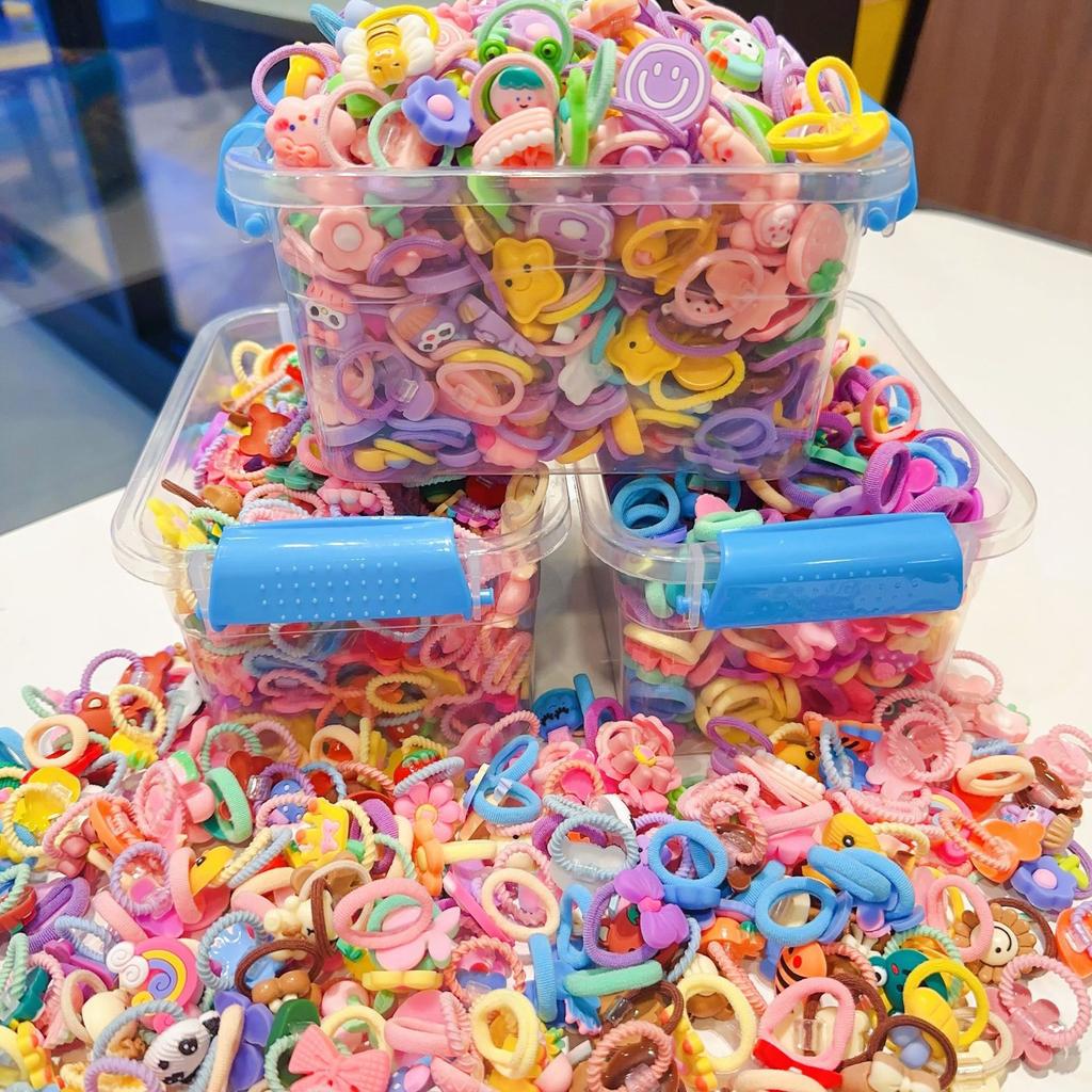Weiche und flexible Haargummis für Kinder mit lustigen Formen und Farben - Keine Schäden, Perfekt für den täglichen Gebrauch und besondere Anlässe