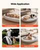 Human Dog Bed, 1780 x 1200 x 240 mm Orthopedic Memory Foam Human Sized Dog Bed, Humans Pet Beds with Side Pocket, Handle & Zipper, Removable