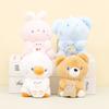 Adorable Plush Toy Bear Keychain Soft Short Plush Stuffed Animal Decoration