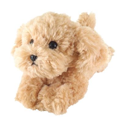 Sun Lemon Knee Dog Toy Poodle Beige S 13.8 X 13.6 X 34cm Stuffed Animal P-3042
