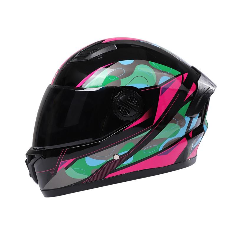 Full Face Motorcycle Helmet Men Women DOT Approved Universal Fit