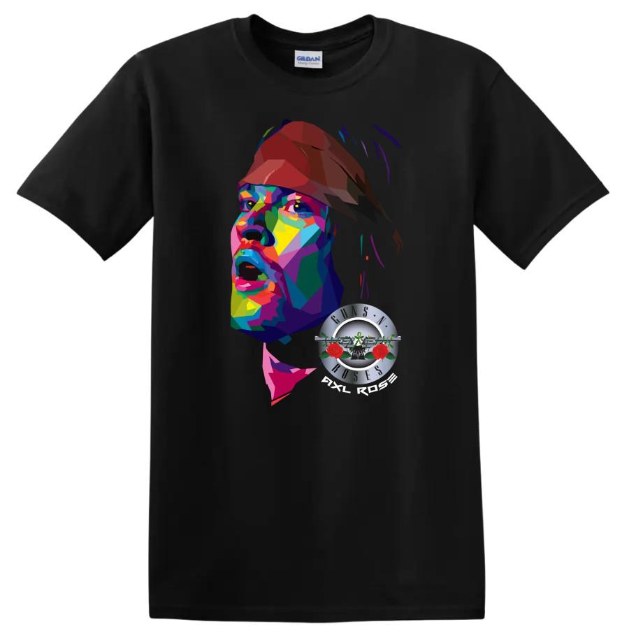 Colorful Geometric Portrait T Shirt Music Art Design Graphic Tee