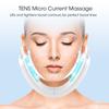 Remote Control EMS Beauty Device: LED Light Therapy and Microcurrent Massager for Facial Contouring and Double Chin Reduction