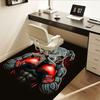 Boxing Dog Chair Mat Office Carpet for Home Decor, Oversized Rug for Sofa, Desk, Bedroom, Living Room, Gift Idea