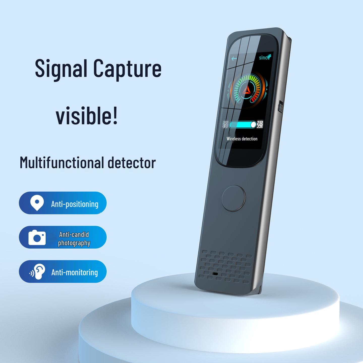F666 Wireless Camera and GPS Anti-Peep Infrared Detector for Hotels 133*33*15 mm