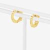 ESTELLE Earrings Silver Yellow Gold Plated Cubic Zirconia [ESTELLE] [Official] Women's 0776-0063-0000-0000